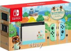Nintendo Switch HAC-001(-01) Animal Crossing New Horizon Special Edition