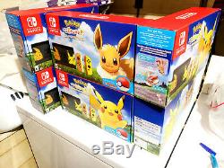 Nintendo Switch Let's Go Pikachu Console Special Edition Bundle And Monster Ball