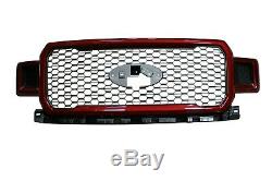 OEM Ford 18-20 F150 Lariat SPECIAL EDITION Honeycomb Grille Painted Ruby Red