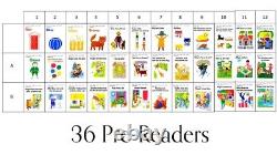 One, Two, Three and Away! FULL Set of 36 Village With Three Corners PRE-READERS
