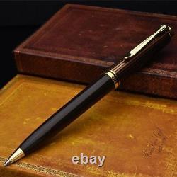 Pelikan Souveran K800 Brown Black Ballpoint Pen Special Edition NEW From Japan