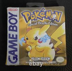 Pokemon Yellow Special Pikachu Edition New, Original Packing, Sealed NO ESRB