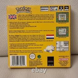 Pokémon Yellow Version Special Pikachu Edition Boxed New Save Battery