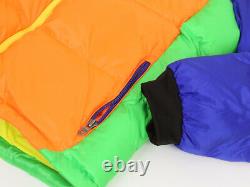Polo Ralph Lauren Special Edition Hooded Down Puffer Jacket Coat Multicolor