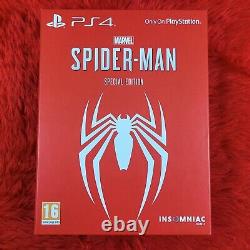 Ps4 SPIDER-MAN Special Edition + STEELBOOK NEW REGION FREE UK Spiderman Marvel