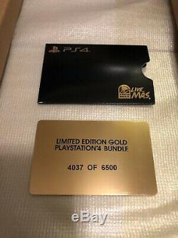 RARE! Gold/Black Taco Bell Prize Edition Special Limited Console PlayStation 4