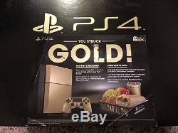 RARE! Gold/Black Taco Bell Prize Edition Special Limited Console PlayStation 4