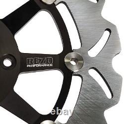 Rezo Wavy Stainless Front Brake Rotor Discs Pair fits Triumph Rocket 3 04-09