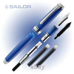 Sailor Pro Gear Slim Fountain Pen in Blue Cobra RS Special Edition NEW in Box