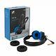 Sennheiser HD25 Blue Limited Edition Headphones Split Headband +Extra Black Pad