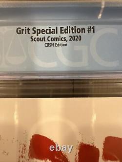 Signed By Wickman Grit #1 Special Edition CBSN Exclusive Scout 2020 CGC 9.8