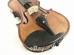 Special Edition- 4/4 Hand-Made Antique high flamed back Violin+Bow+Rosin+Case