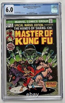 Special Marvel Edition 15 CGC 6.0 First Shang-Chi 1973 Master Of Kung Fu