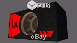 Stage 3 Special Edition Ported Subwoofer Box Jl Audio 13w7ae Sub Red