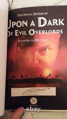 Steven Erikson Upon a Dark of Evil Overlords SIGNED Slipcased PS Publishing