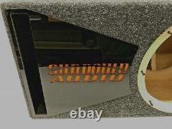 Sundown Audio SA-12V2 ported subwoofer box SPECIAL EDITION black plexi port trim