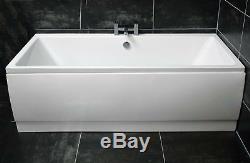 Suzie 1700x750mm Bath Square Style Thin Rim Bath With Extra Reinforced Version
