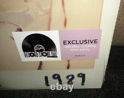 TAYLOR SWIFT 1989 Exclusive Crystal Clear & Pink Vinyl 2LP Record Store Day RSD