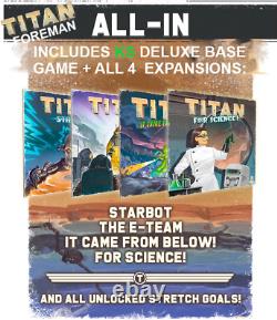 TITAN SPECIAL EDITION Game KICKSTARTER ALL-IN with4 EXPANSIONS NEWithSHIP$0/INTL