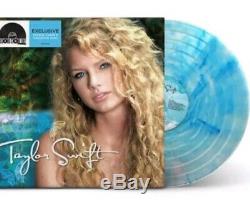Taylor Swift Crystal Clear & Turquoise Colored Vinyl 2 LP Record Store Day Rare
