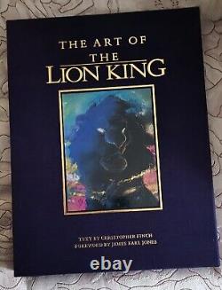 The Art Of The Lion King Special Edition Hardcover (1995) 0184/3500 SIGNED New
