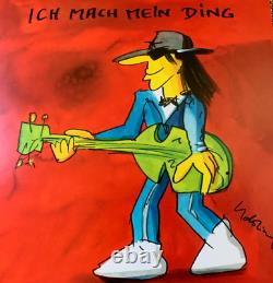 Udo Lindenberg Udopium Das Beste Fanbox 4 CD 2 Likörgläser Kunstdruck signiert