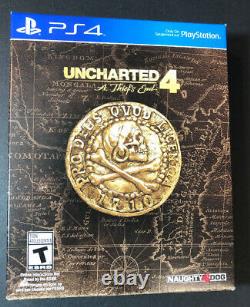 Uncharted 4 A Thief's End Special Edition STEELBOOK + Artbook (PS4) NEW
