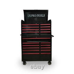 Us Pro Tool Chest Cabinet Box Special Edition! Red Handles Finance Available