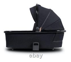 Venicci Tinum Carrycot Special Edition Stylish Black Rain Cover Changing Bag New