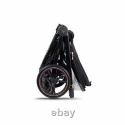 Venicci Tinum Special Edition Black Rose Gold 3 in 1 Travel System with car seat