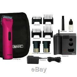 WAHL MOSER ARCO PINK CLIPPERS Special Edition 2 Batteries Dog Trimmer Cordless