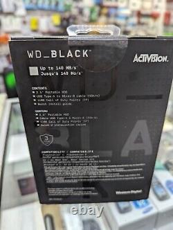WD BLACK P10 Call of DutyBlack Ops Cold War Special Edition 2TB Brand New