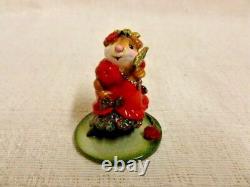 Wee Forest Folk Carmen Special Edition M-258 Red Dress Mouse Retired