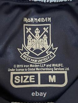 West Ham United Shirt Special edition Iron Maiden Medium Brand New