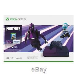 Xbox One S 1TB Fortnite Battle Royale Special Edition + Extra Controller Black