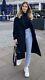 Zara Belted Wool Coat Special Edition Black New Size L Ref. 8491/225