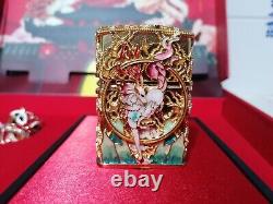 Zippo Enamel & Copper 3D Lucky Dear New Original Box Asian Edition