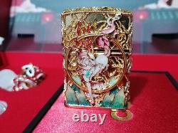 Zippo Enamel & Copper 3D Lucky Dear New Original Box Asian Edition